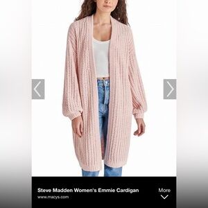 Steve Madden long sleeve cardigan